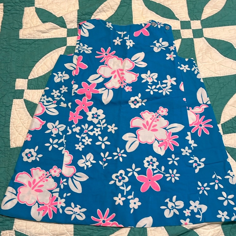 Vintage girls floral Young Hawaii Hawaiian Dress